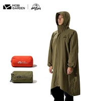 mobi garden raincoat exquisite camping outdoor mountaineering hiking windproof rain portable lightweight hooded raincoat