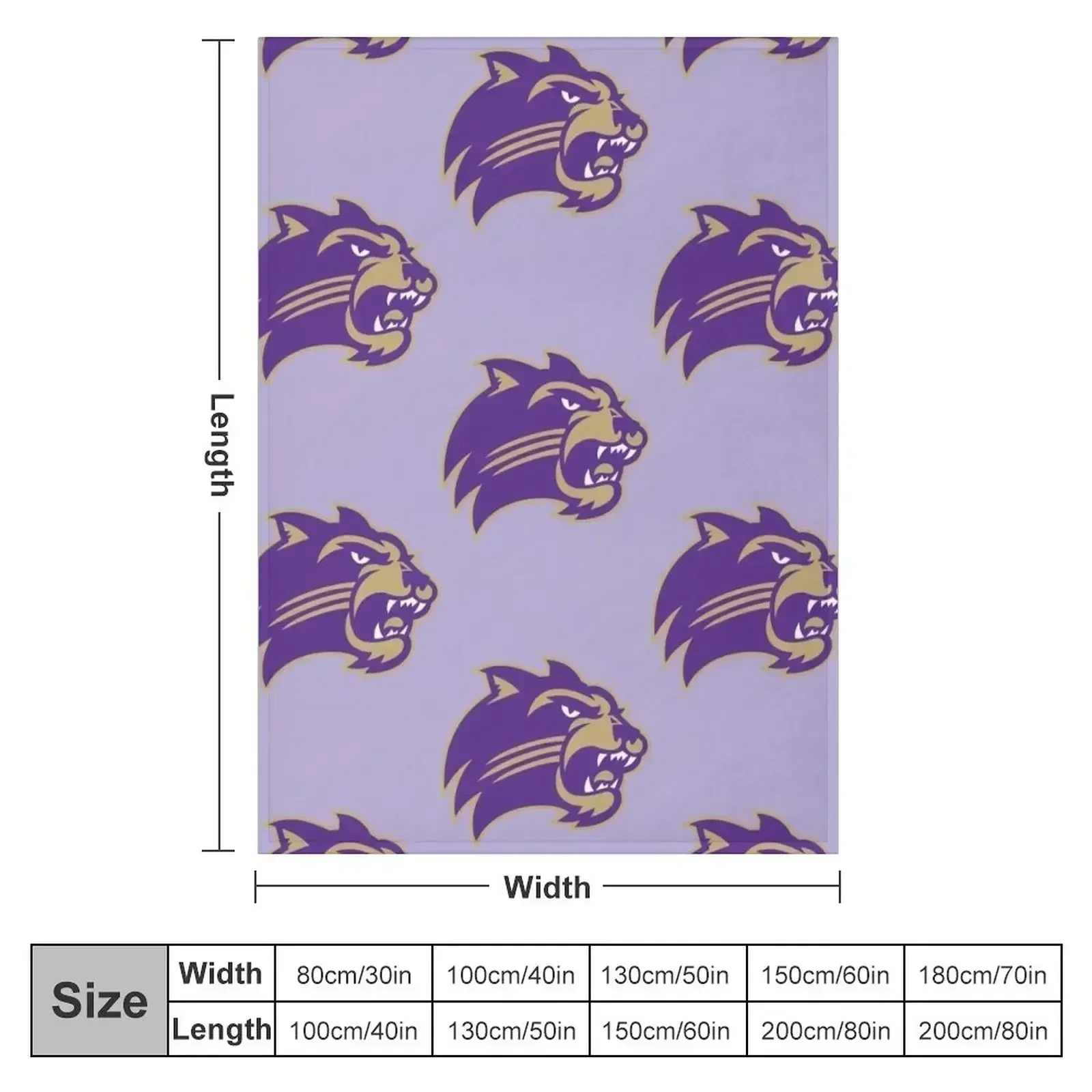 Фото Плед Western Carolina Catamounts, постельное белье, плюшевый плед для косплея и аниме, для дивана, тонкие роскошные пледы и покрывала. №2