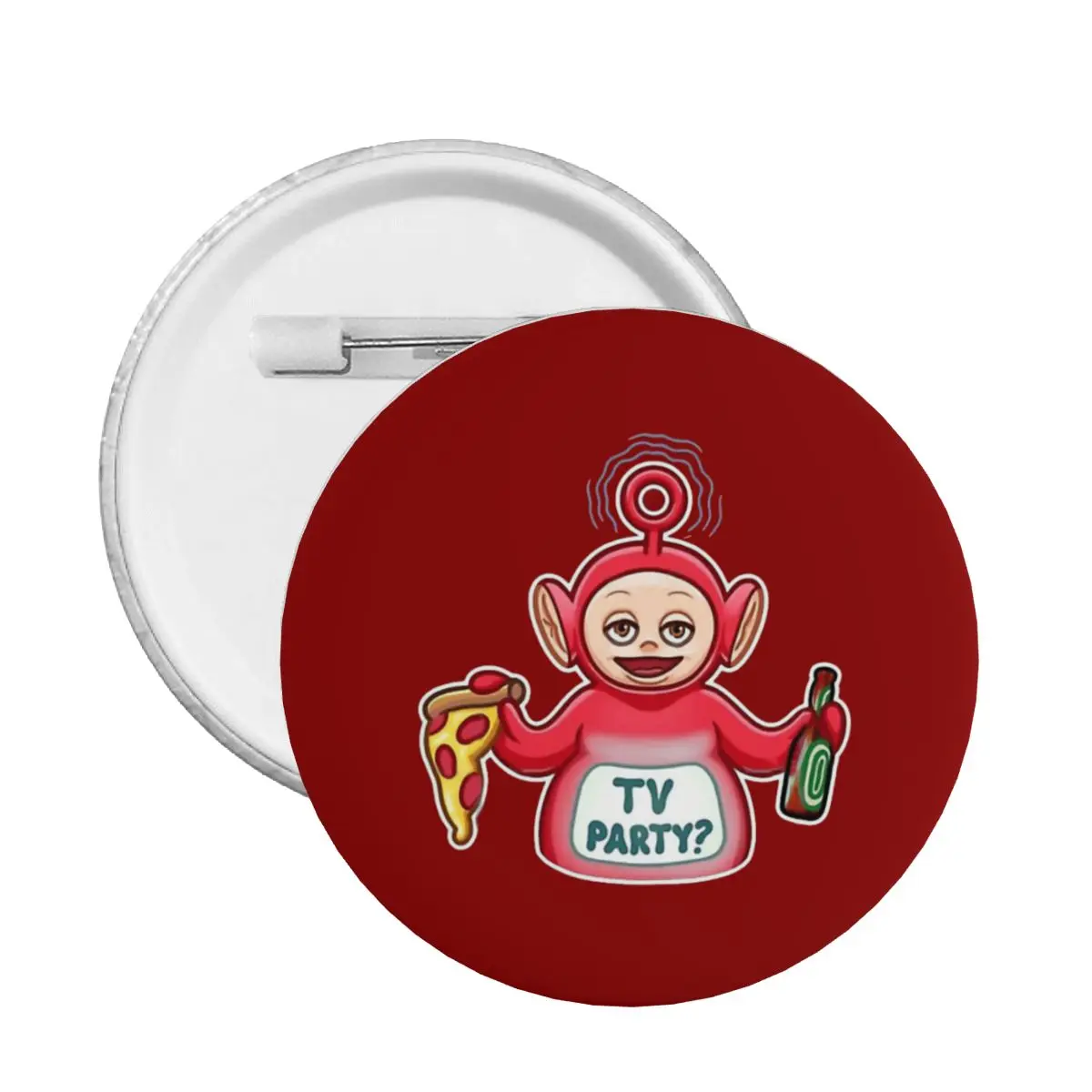 Teletubbies Tinky Winky Dipsy Laa-Laa Po Cartoon Cute Pin Customizable Badge Backpack Badges Brooch Brooches Pins Lovers