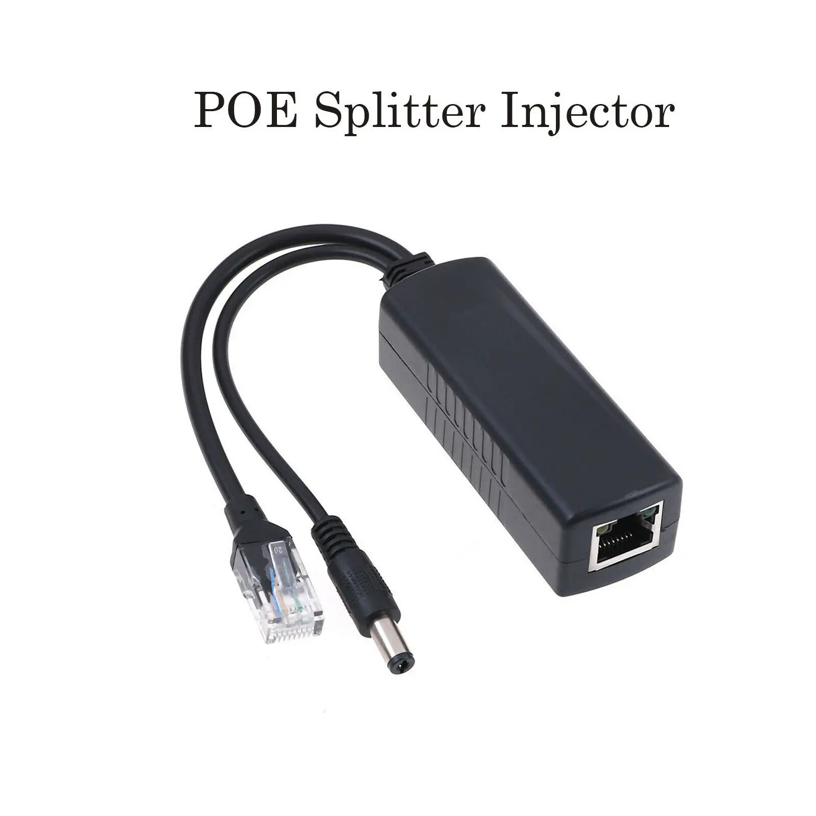 

Active PoE Power Over Ethernet Splitter Adapter 48V to 12V 2Amp for CCTV Camera