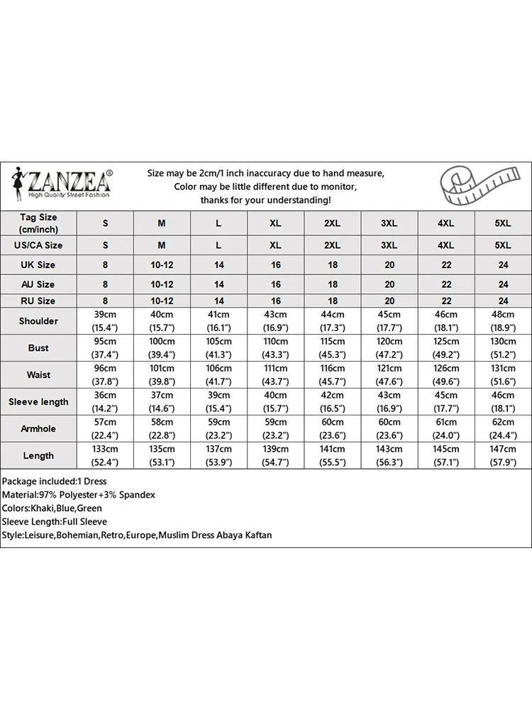 ZANZEA винтажное женское однотонное платье с длинными рукавами осеннее