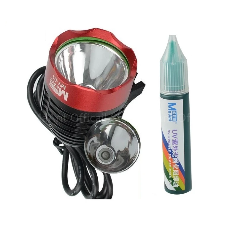 

MaterXu MaAnt High Power UV Lamp PCB Mobile Phone Board Curing USB Charging Soldering Mask Light For Short Circuit sRepair