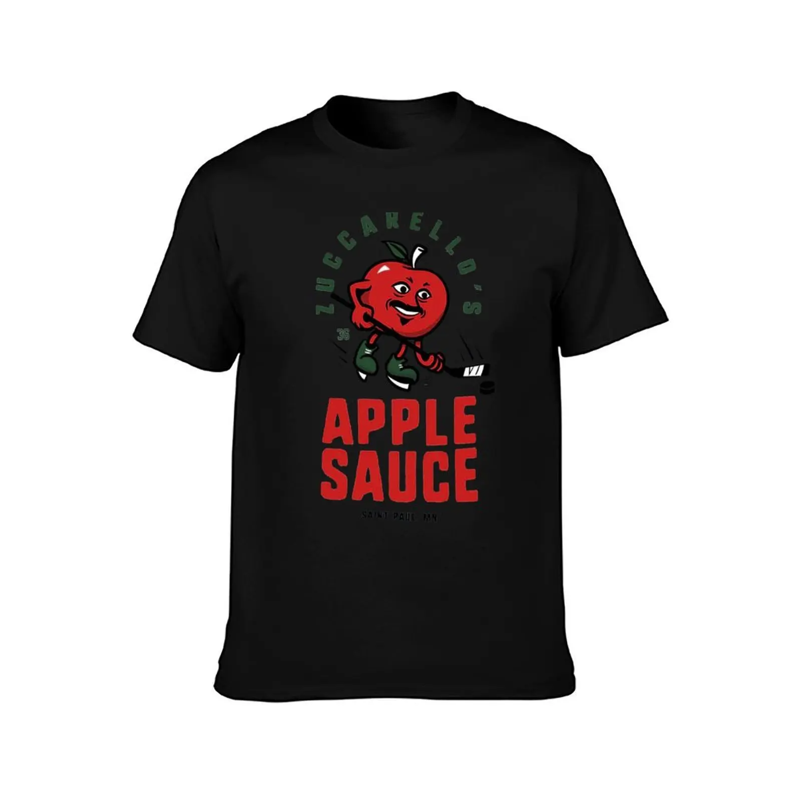 Фото Футболка Zuccarello Applesauce с модным принтом, повседневная, с короткими рукавами №2