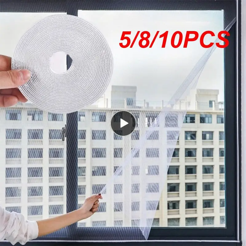 

Inset 150x200cm Room Mosquito Anti Window Kitchen Insect Nets Door Indoor Bug Flying Mesh Protector Curtains Adhesive Screen Net