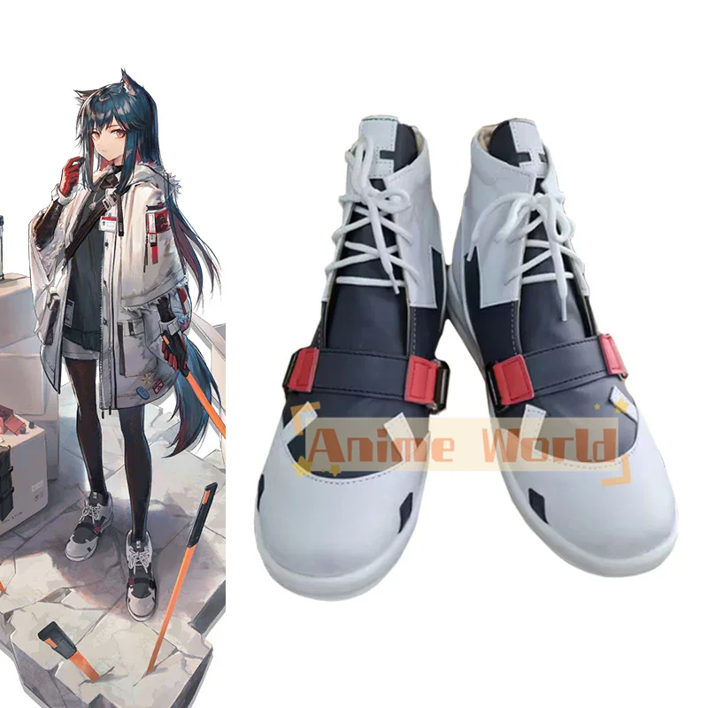 Обувь для косплея Техаса arknight Winter Messanger Хэллоуин искусственная кожа