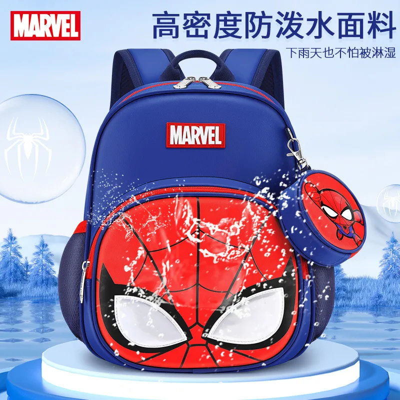 2022 new high-quality 100% original Disney toddler backpack, comfortable and breathable Spider Man design children's schoolbag