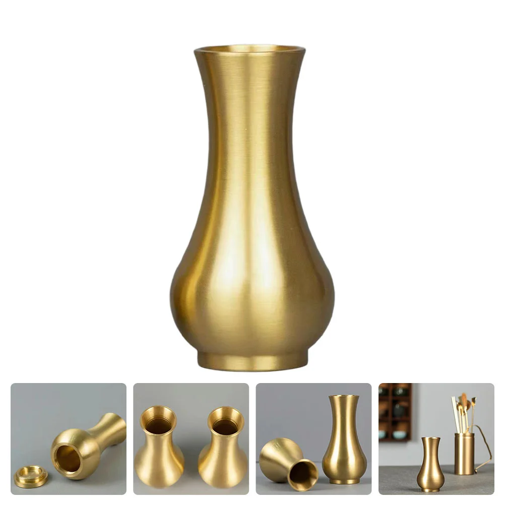 

Vase Flower Metal Table Container Pot Water Household Gold Centerpiece Wedding Bonsai Craft Modern Arrangement Pottery Planter