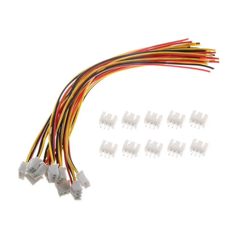 10Sets 2/3/4/5/6/7/8/9/10 Pin Pitch Male Female Plug Socket JST XH2.54 XH 2.5mm 15cm Wire Length 26AWG Cable Connector | Обустройство