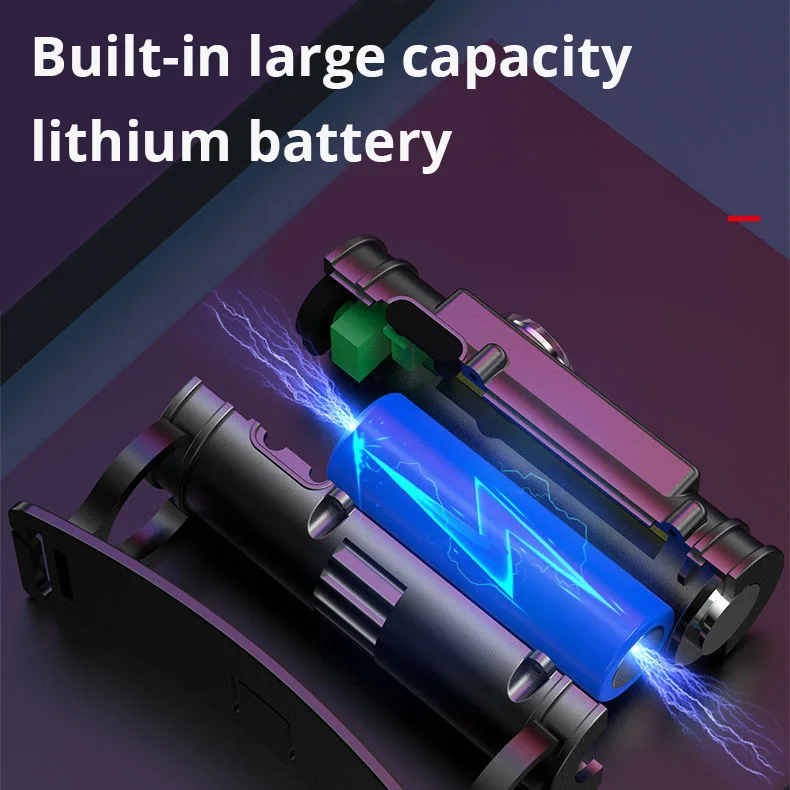 Портативный светодиодный налобный фонарь водонепроницаемый Головной USB-зарядка