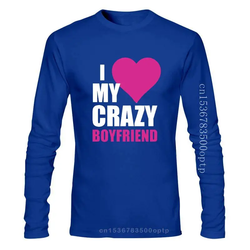 

Футболка мужская с надписью «I Love My Crazy парная»
