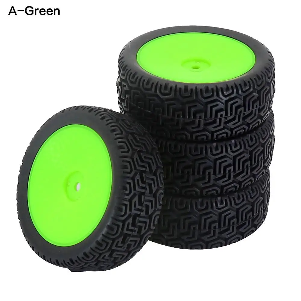 4 шт. 65-77 мм резиновая шина 12 Шестигранная для Tamiya TT01 TT02 HPI FW06 XV01 TA06 Φ 1/10