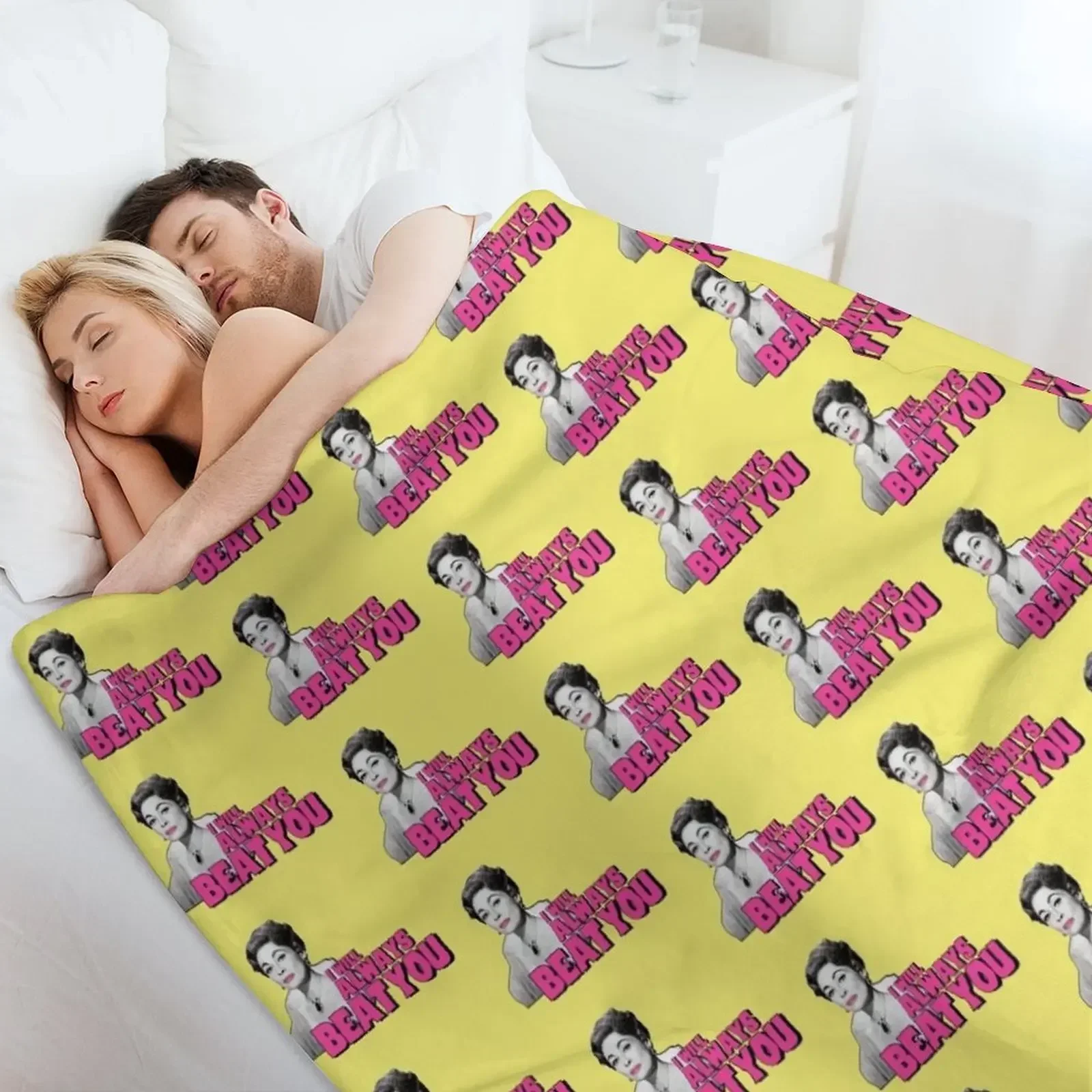 Mommie Dearest Faye Dunaway — Джоан Кроуфорд.. Цитата фильма с принтом Плед Диваны Полярные