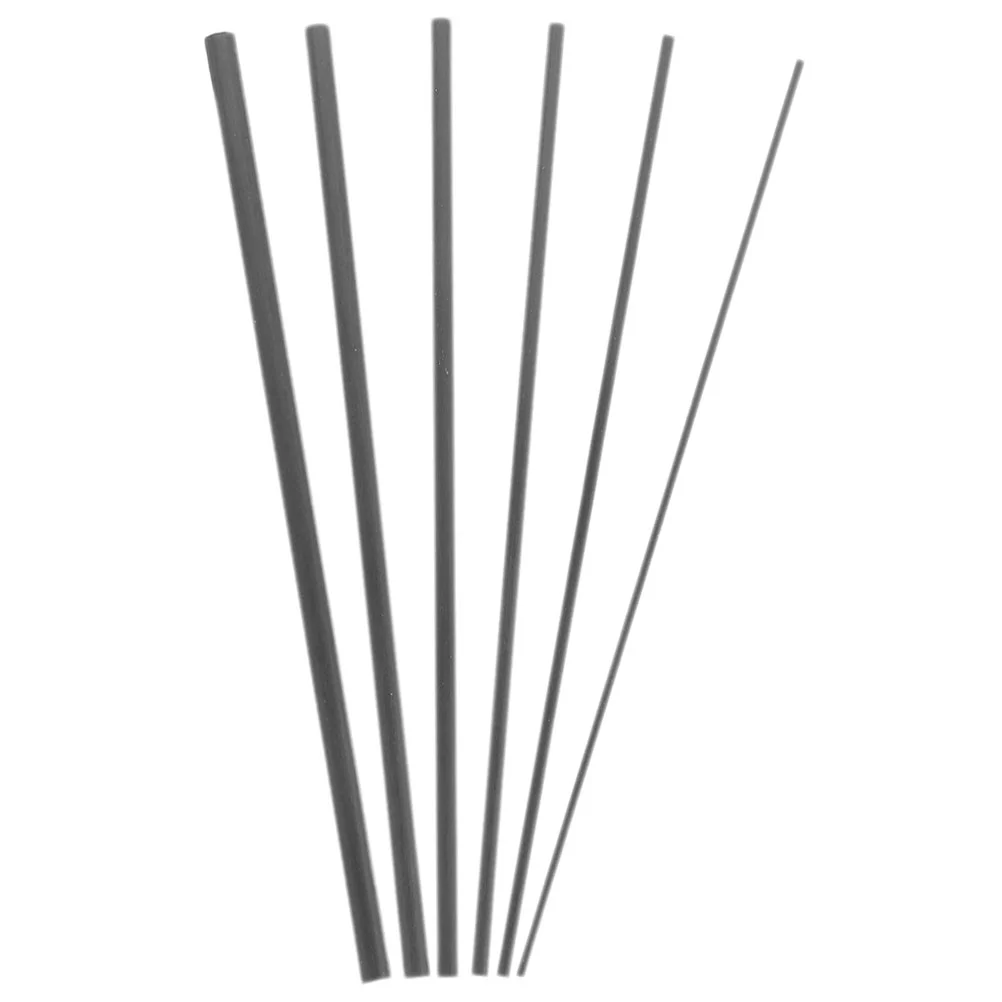

6pcs Fishing Rods Repair Carbon Fibers Pole Repairing Carbon Fiber Solid Carbon Fiber Rod Fishing Parts
