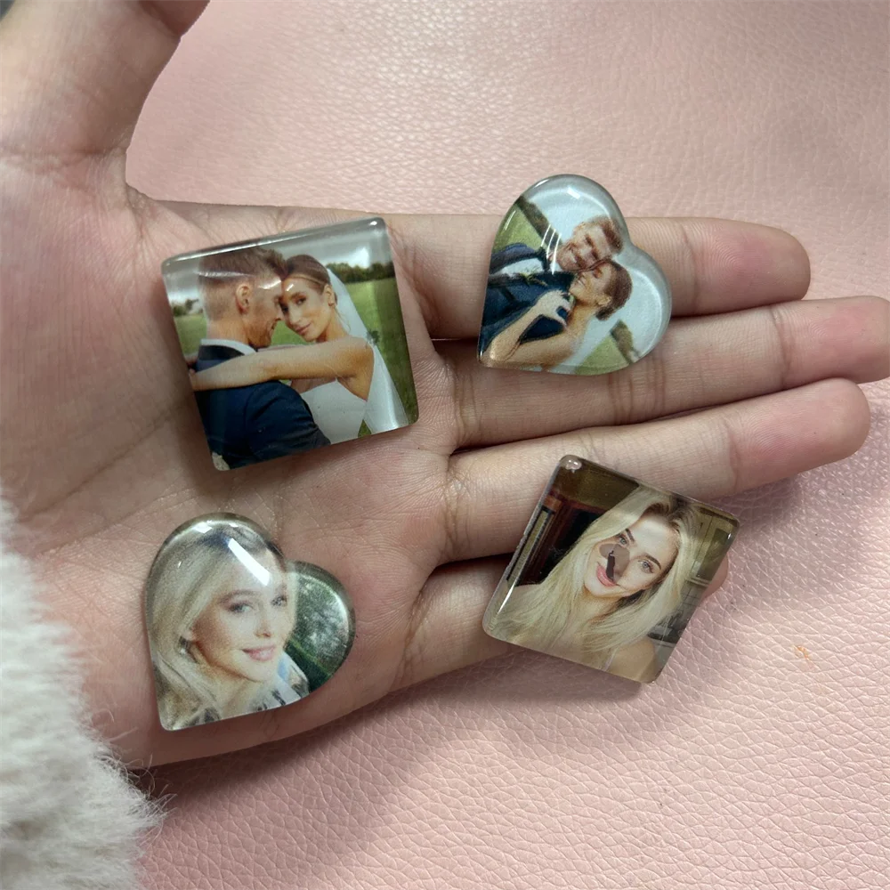 Пользовательские креативные простые наклейки на холодильник серии Love DIY фотографии кристально чистый декор индивидуальный стеклянный магнит на холодильник (art.: 3920cd196b67b) - 3920cd196b67b