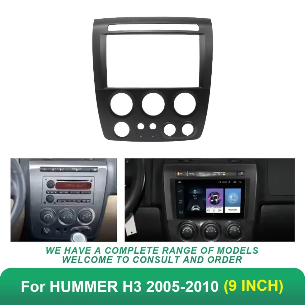 

Автомобильная аудиозащитная рамка, ремонт CD DVD-радио для 2005-2010 годов HUMMER H3 (LHD) 2DIN, стереосистема, комплект крепления на лицевую панель приборной панели