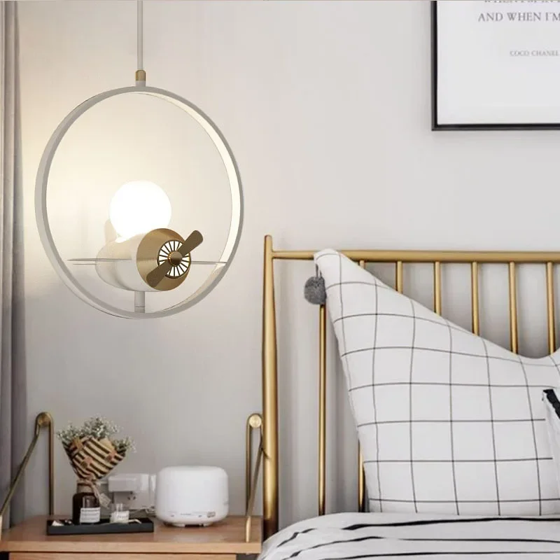 Новинка светодиодные люстры с вертолетом подвесные светильники для детской