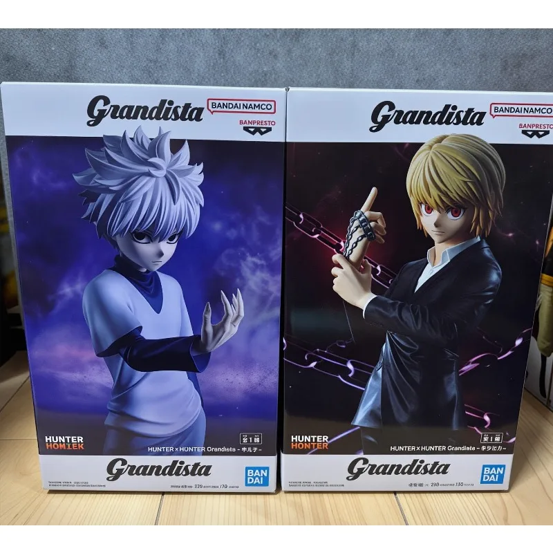 В наличии: Коллекционная фигурка Bandai Banpresto HunterXHunter Grandista Killua Kurapika, модель-игрушка, аниме-персонаж, украшение (art.: 3920db40de951) - 3920db40de951