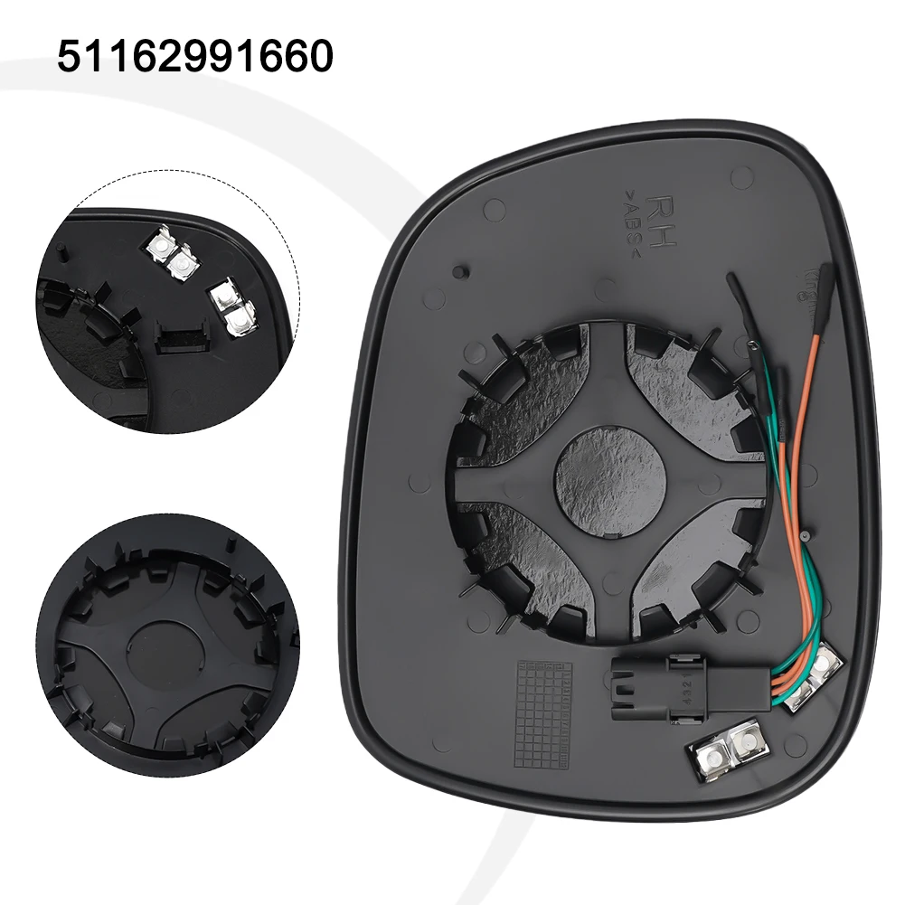 

High Quality New Style Brand New Practical To Use Mirror Glass Mirror Glass 51162991660 Fits For BMW X1 E84 X 3 F25