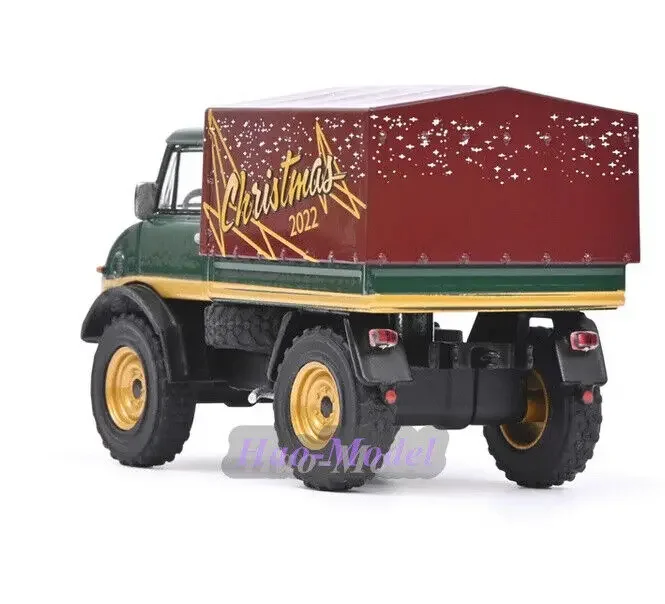Schuco 1/64 для Unimog U406 CHRISTMAS модель автомобиля из сплава литая под давлением имитация