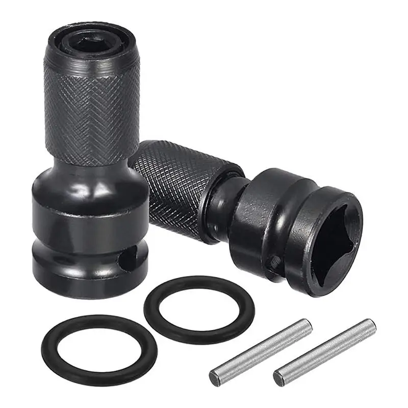 

1/2 шт. 1/2 дюйма квадратный привод на 1/4 дюйма шестигранная головка адаптер конвертер патрон адаптер для ударного воздушного и электрического гаечного ключа