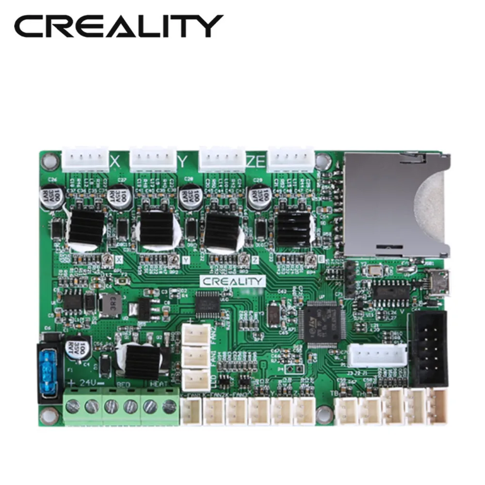 

3D-принтер CREALITY 3dprintmill (CR-30), бесшумная материнская плата 24В, 32-битная Бесшумная печатная плата для 3D принтера 3dprintmill (CR-30)
