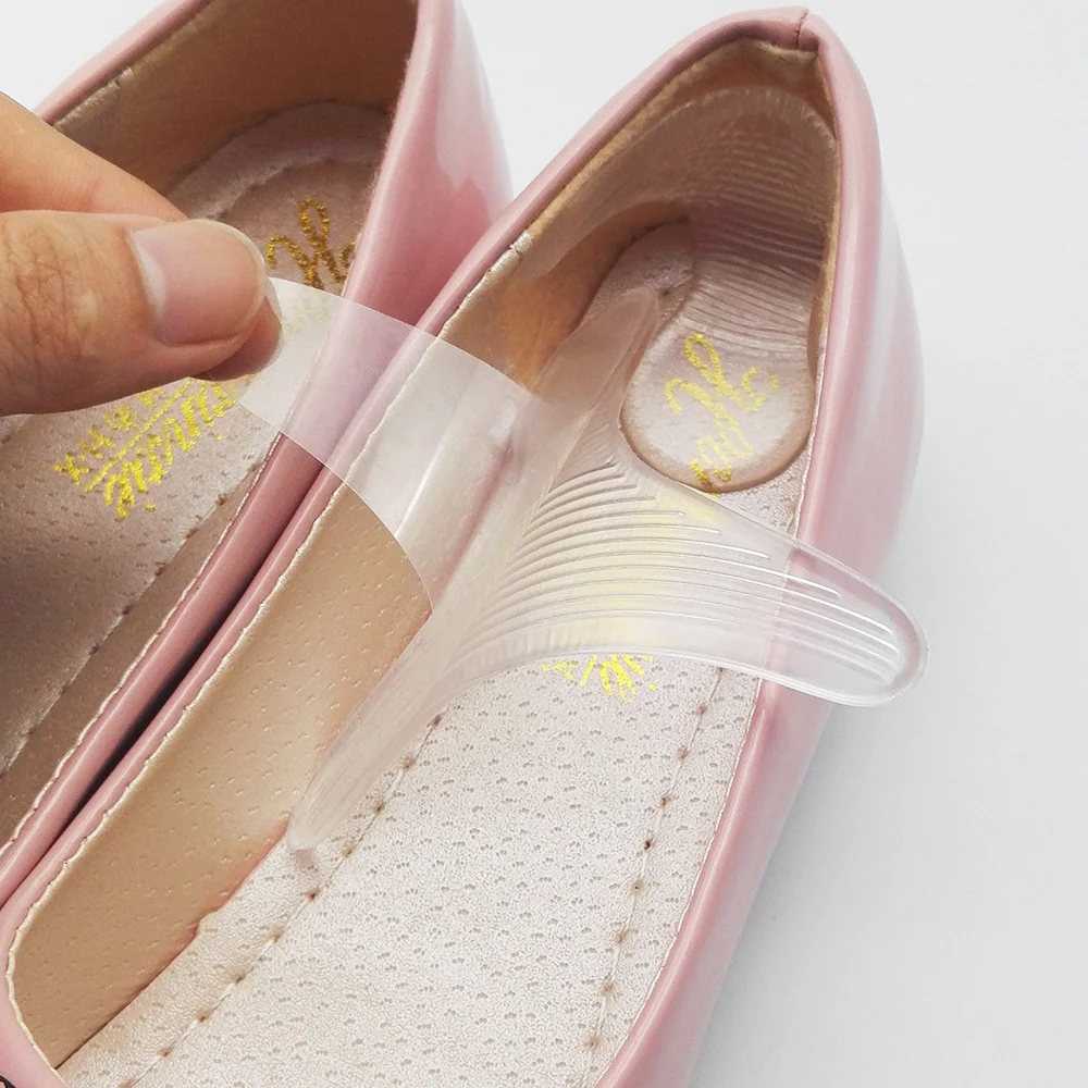 

1 пара силиконовых мягких вставок для подкладки на пятку ручки с Т-образной резьбой женские комфортные накладки на высоком каблуке аксессуа...