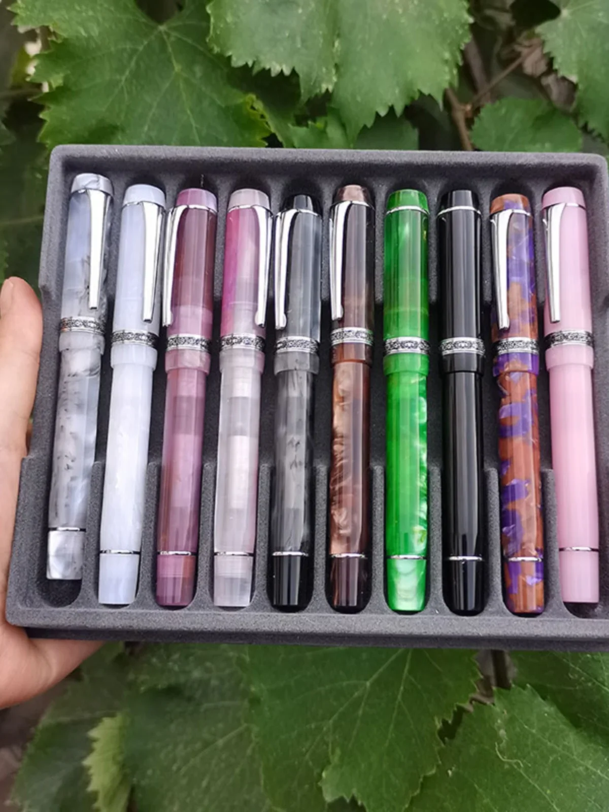 Гладкая перьевая ручка Kaigelu из 316 акрила с длинным пером лимона Красивый