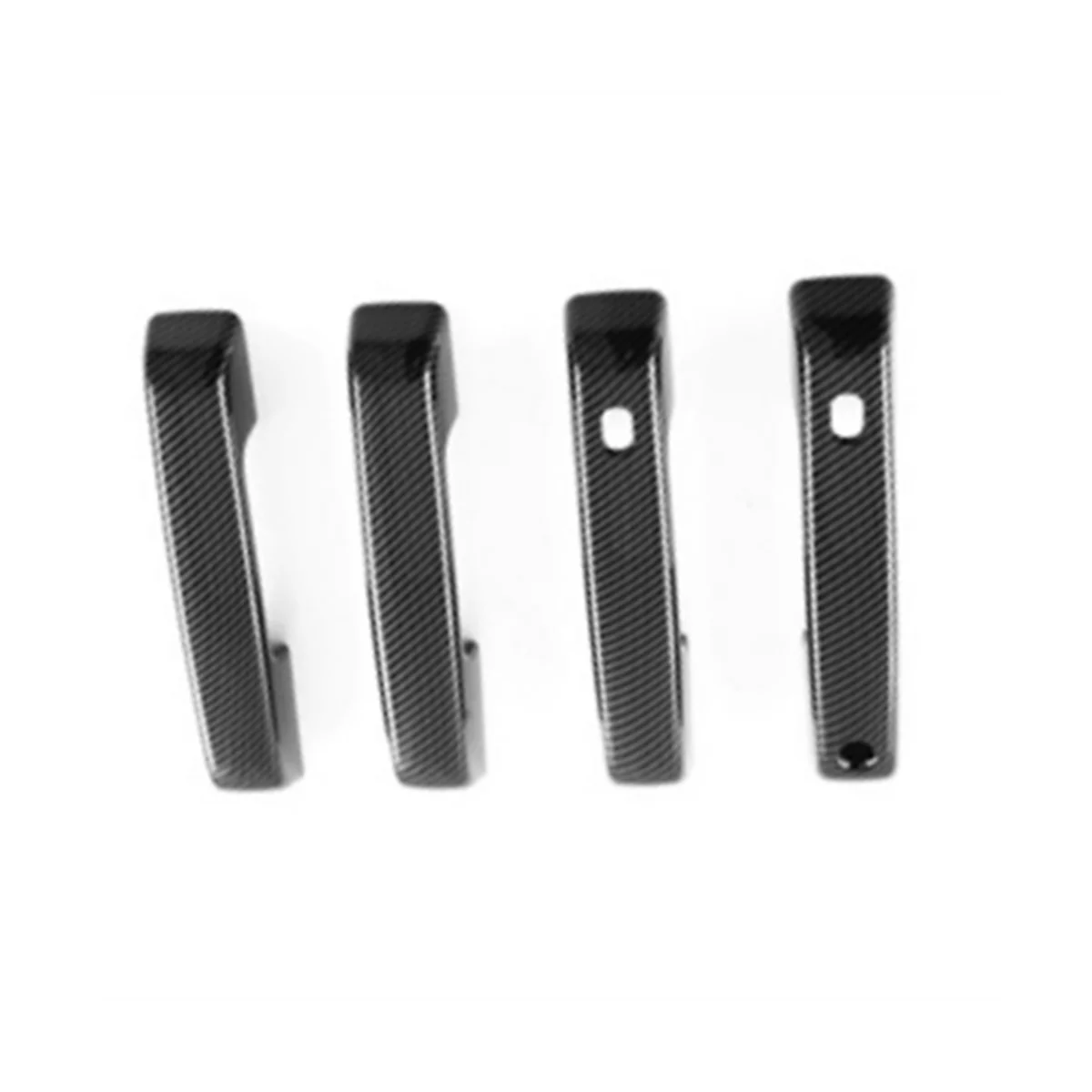 Чехол из углеродного волокна для наружной полированной 4-дверной ручки Ford Raptor F150