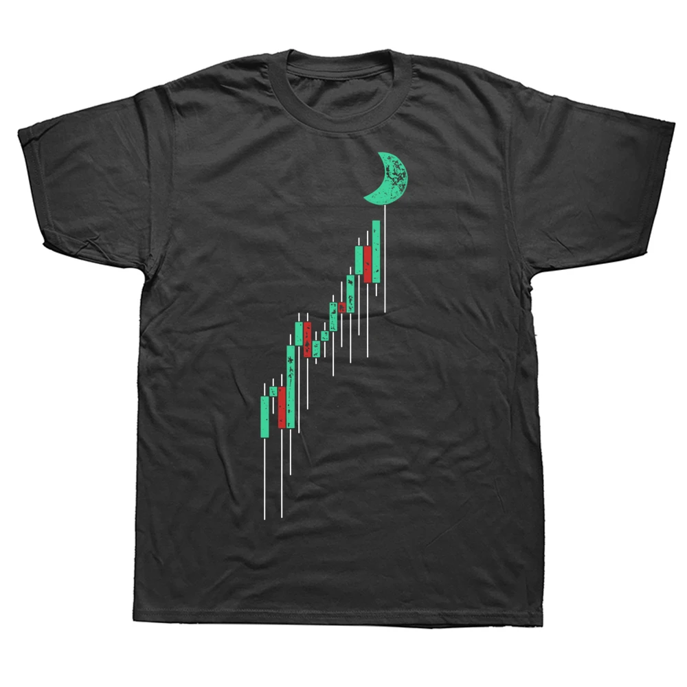 

Funny Vintage Stock Chart To The Moon T Shirts Graphic Cotton Streetwear Eat Sleep Trade Day Trading Trader Hip Hop T-shirt