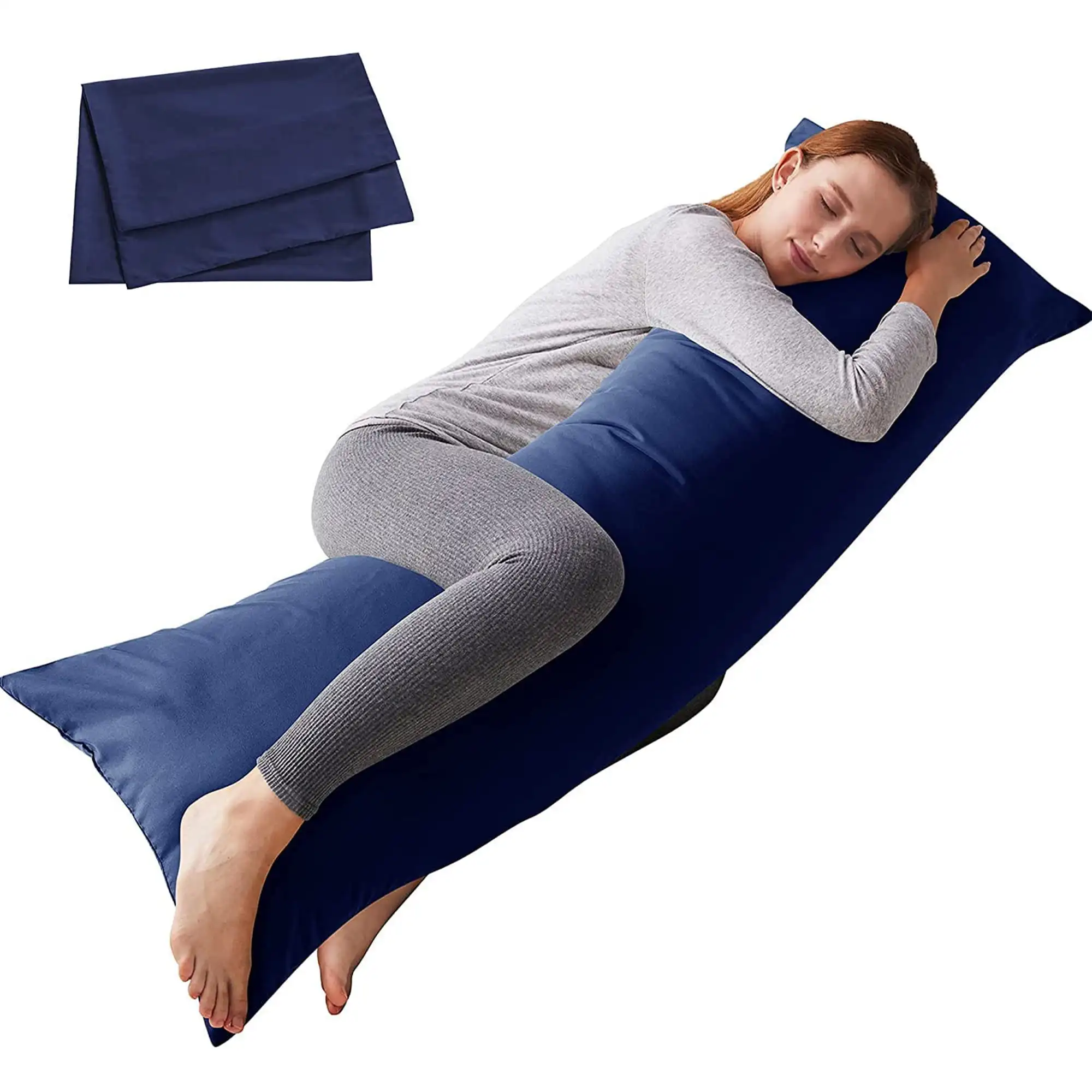 20 x 54 inch Pillow for Adults for Bed with Bamboo Cover Bod