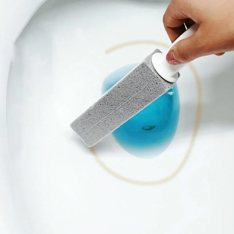Инструмент для чистки ванной комнаты с длинной ручкой и Pemzo удаления пятен чехла