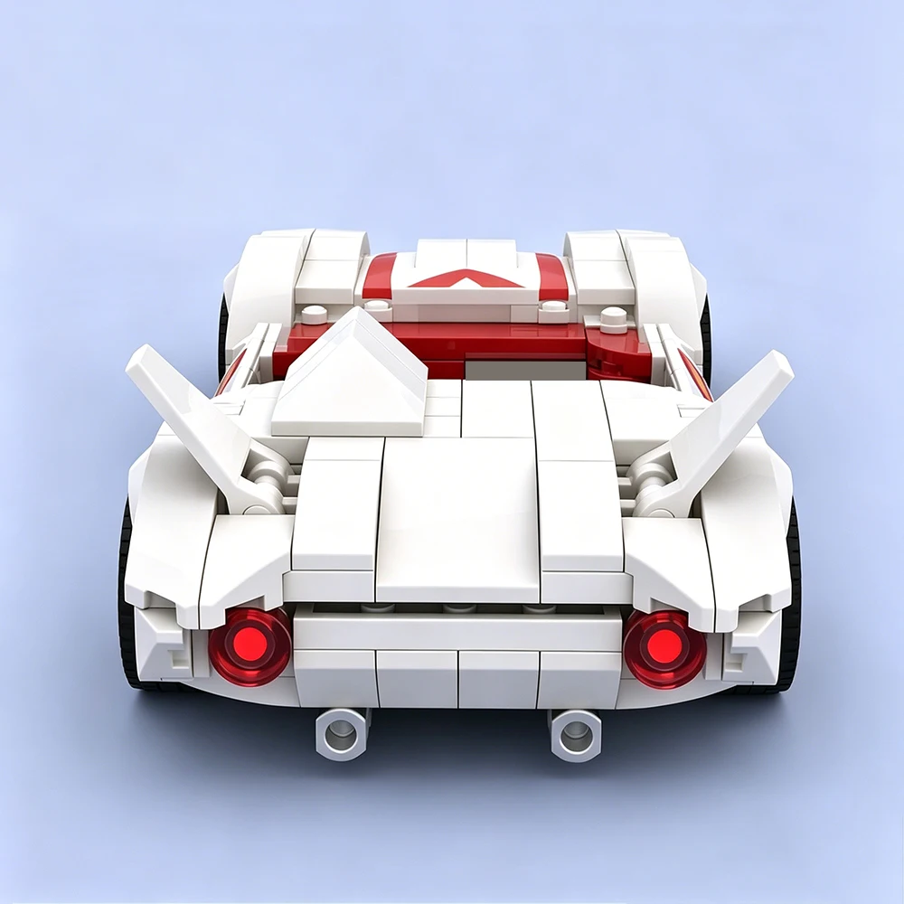 Фото Скорость MOC ​ ​ Конструктор Racing Series Classic Mach 5: Модульная Сборная Модель Спортивного Автомобиля, Набор для Взрослых, Коллекционный Подарок №5