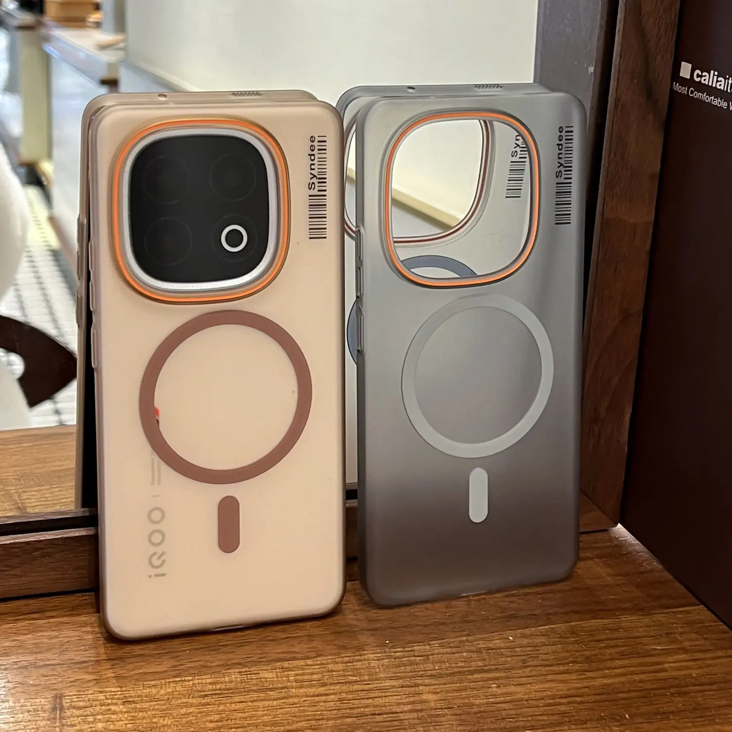 Фото Чехол для vivo iqoo13, роскошный прозрачный простой магнитный матовый чехол для ПК для vivo iqoo 13, противоударный бампер, принципиально №3