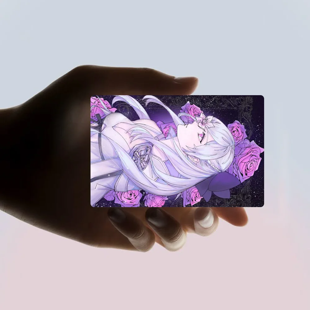 Игра D-Drakengard Zero наклейки мультфильм кредитная карта Visa дебетовый банк зарядная