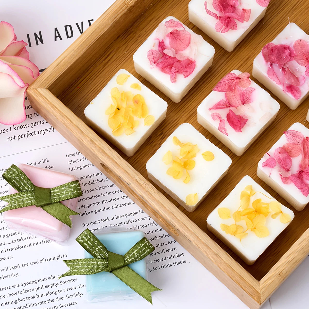 10/20 шт. квадратные пластиковые формы для изготовления свечей