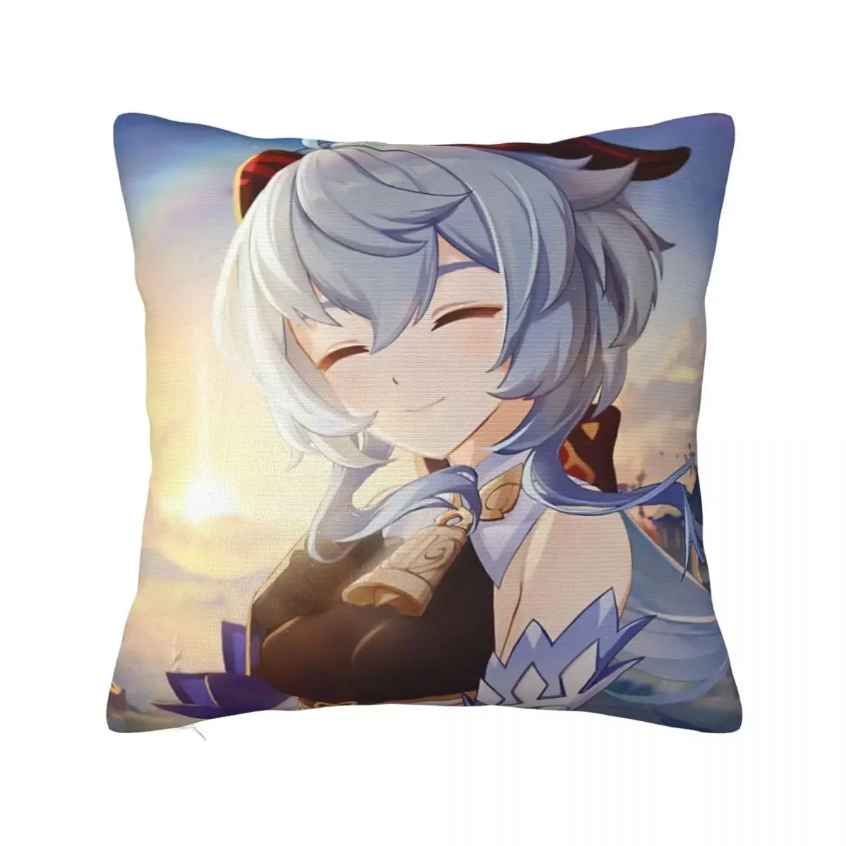 Наволочка Ganyu Genshin Impact 45x45 см