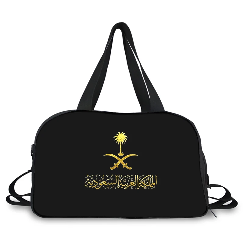 Kingdom Of Saudi Arabia Flag 3D printing fashion trend portable large capacity multi function messenger bag travel bag