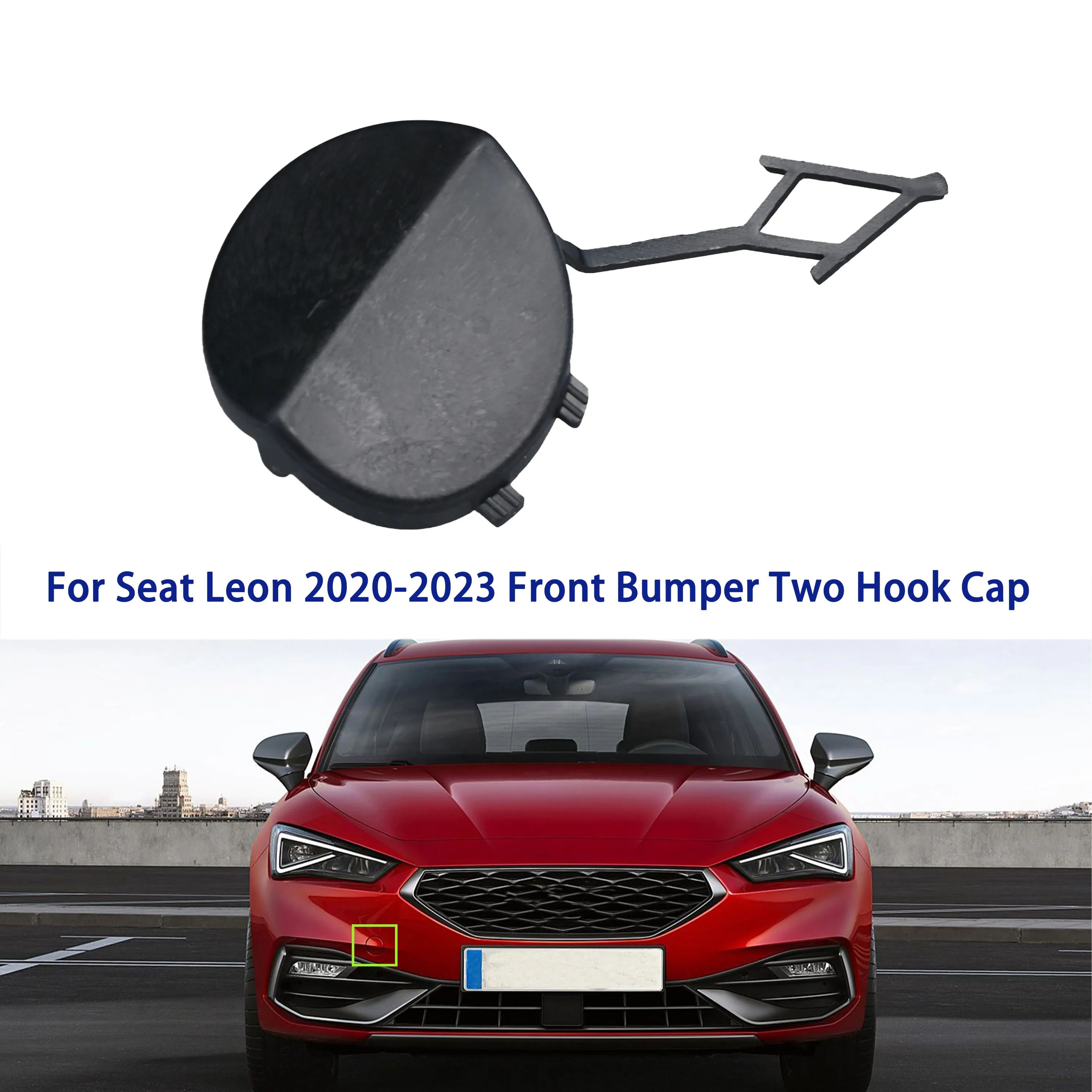 Крышка для переднего бампера 5FA807241GRU SEAT LEON 2020 2021 2022