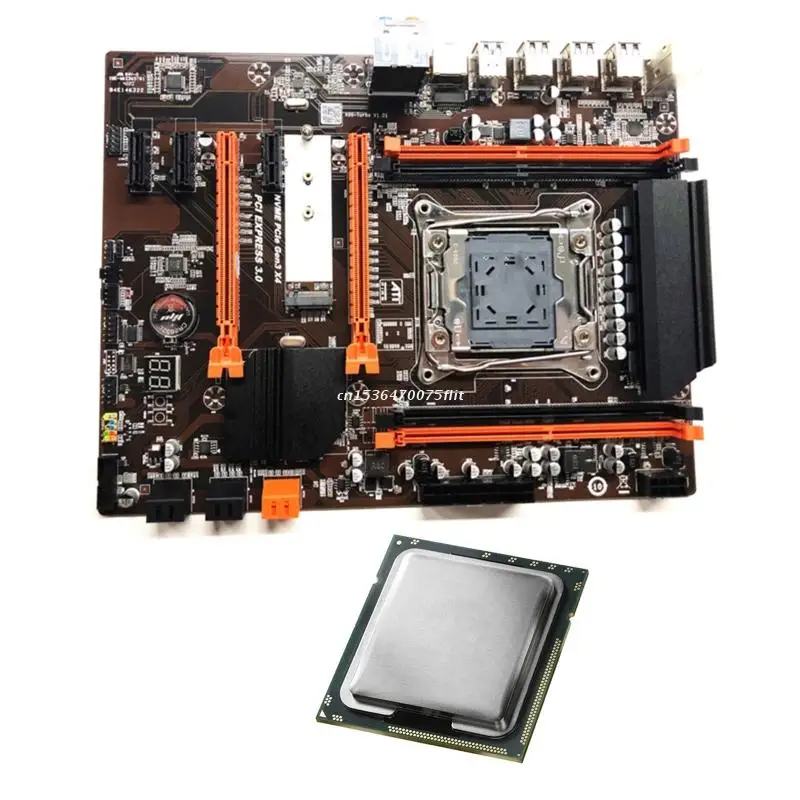 

X99 Computer Motherboard Four DDR4 Support LGA 2011-3 With Xeon E5 2620 V3 CPU Dropship