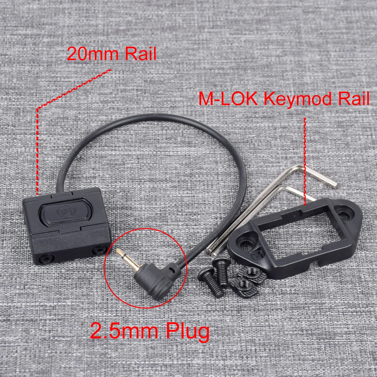 Тактический пульт дистанционного управления ModButton с давлением для оружия