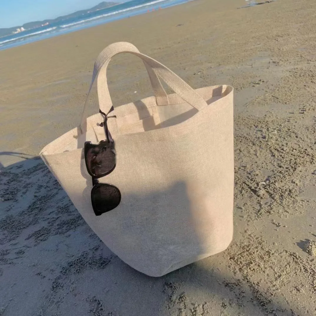 

Luxury Brand Canvas Shopping Bags Eco Reusable Foldable Shoulder Bag Large Handbag Fabric Tote Bag for Women Shopping Bags