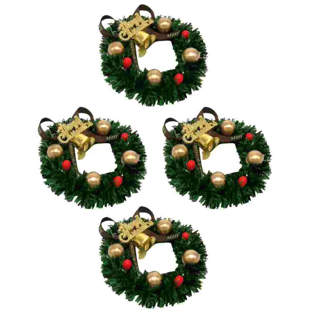 

Christmas Wreath Mini Hanging Wreaths Forrings Door Treefront Garland Garlands Ornament Miniaturedecorations Decor Autumn