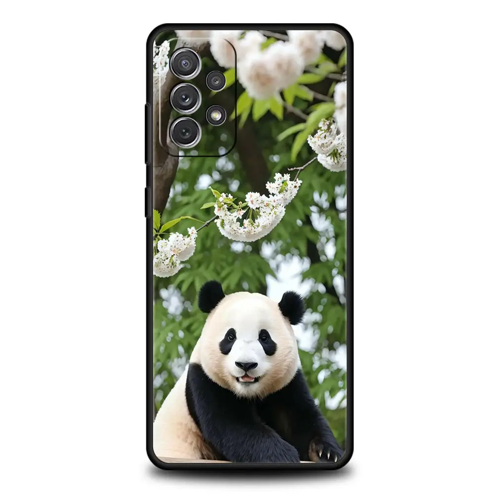 Фото Чехол для телефона Fubao panda для Samsung Galaxy A55 A53 A51 A35 A33 A31 A25 A23 A21s A15 A13 A11 A41 A73 A71 A05s A03 S8 S9 Plus Cover №4