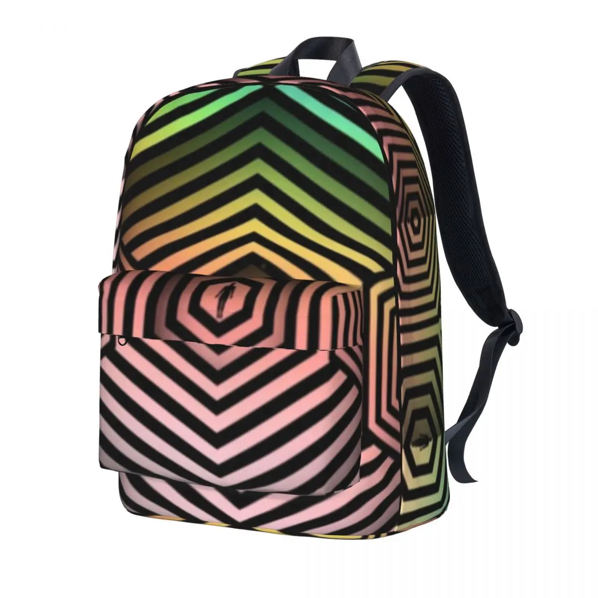 

Фотографические художественные рюкзаки для тренировок с эффектом омбре, дизайнерские школьные ранцы унисекс, элегантный рюкзак