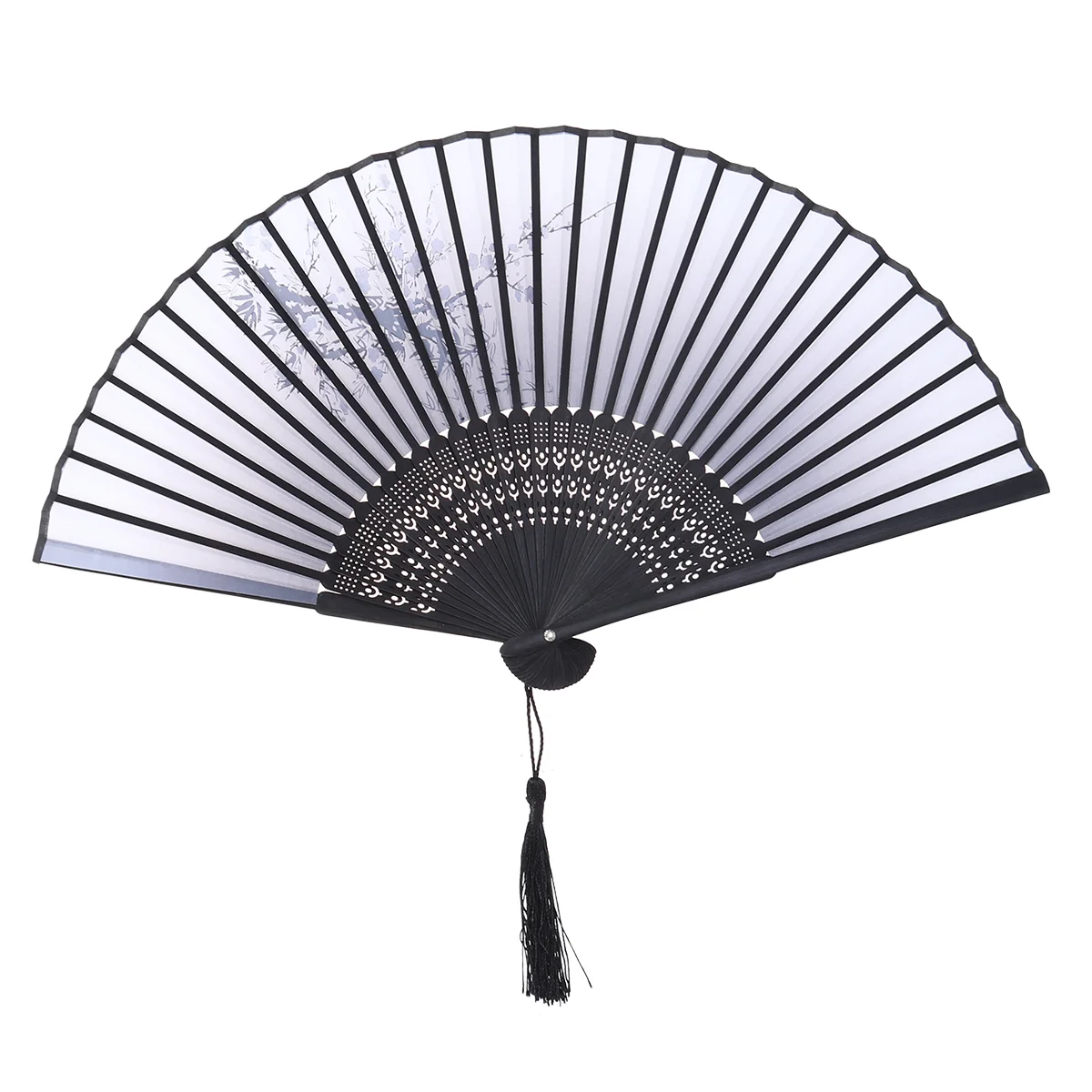 

1pc Folding Fan Japanese Collapsible Classic Handheld Fan for Show Daily Use Summer Performance