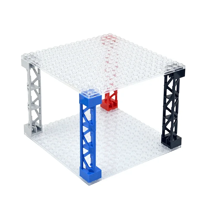 MOC высокотехнологичные кирпичи с колоннами 2X2X1 0 поддерживающая опорная плита