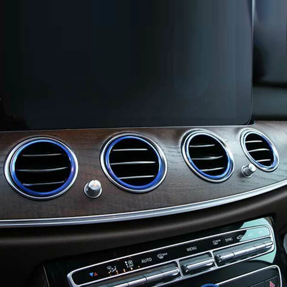 

Accessories Vent Ring Trim 8Pcs/Set Air Conditioning Vent Ring For Benz E-Class W213 2016-21 Trim High Quality