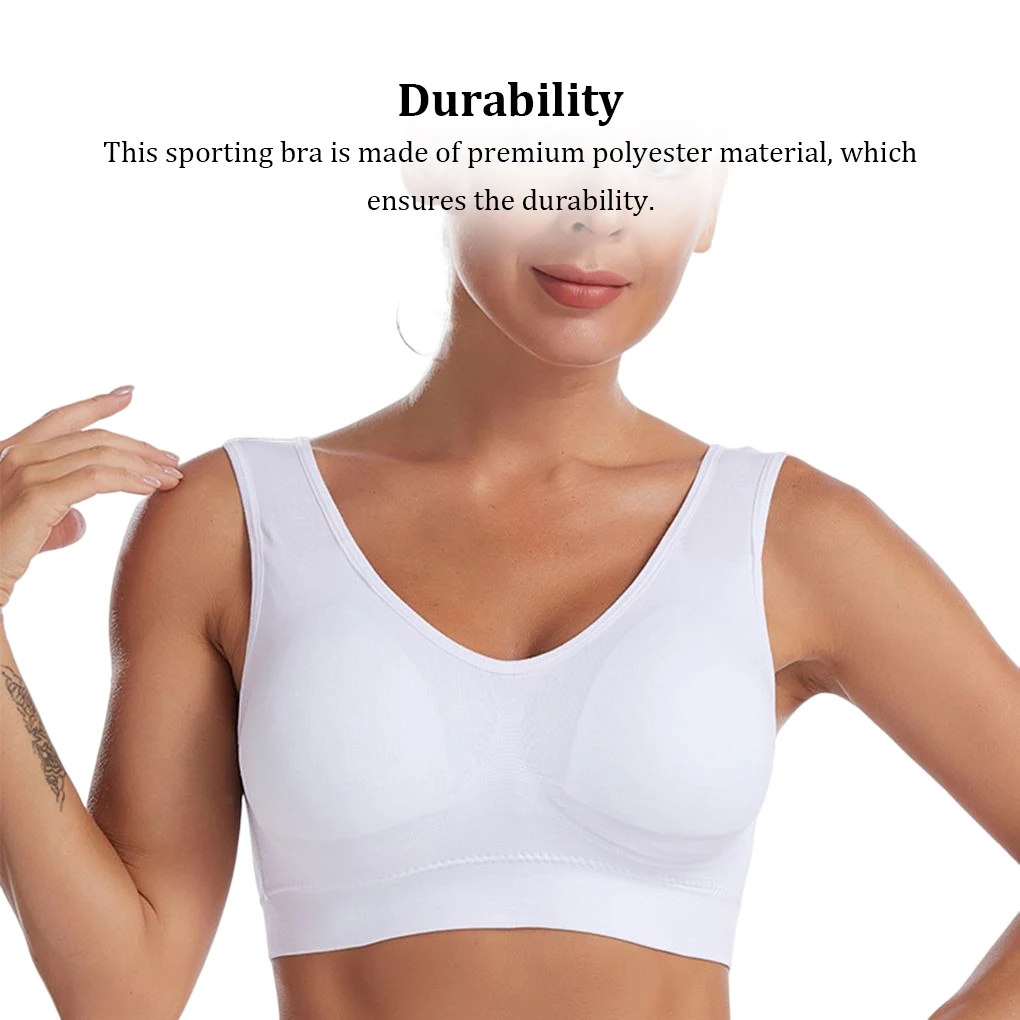 

Sport Bra Ribbed Tops Sporting Bralette Breathable Jogging Yoga Supplies