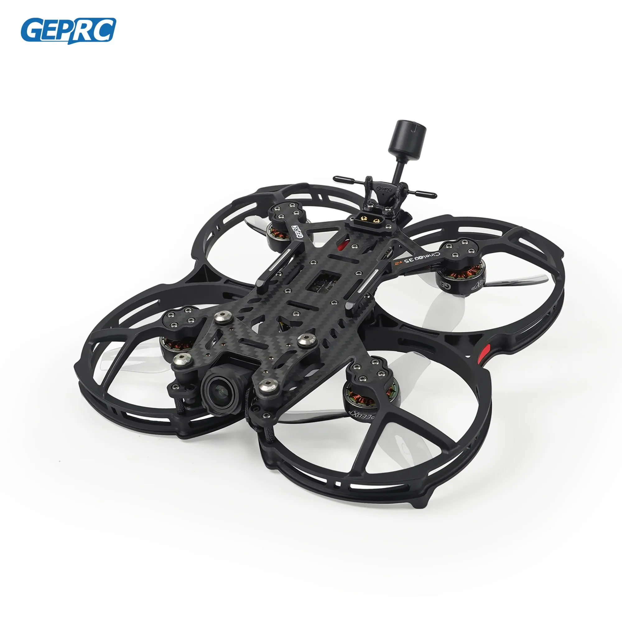 

GEPRC Cinelog35 V2 Analog FPV Drone System 2650KV VTX SPEEDX2 ICM 42688-P F722-45A AIO V2 RC Quadcopter Freestyle Drone