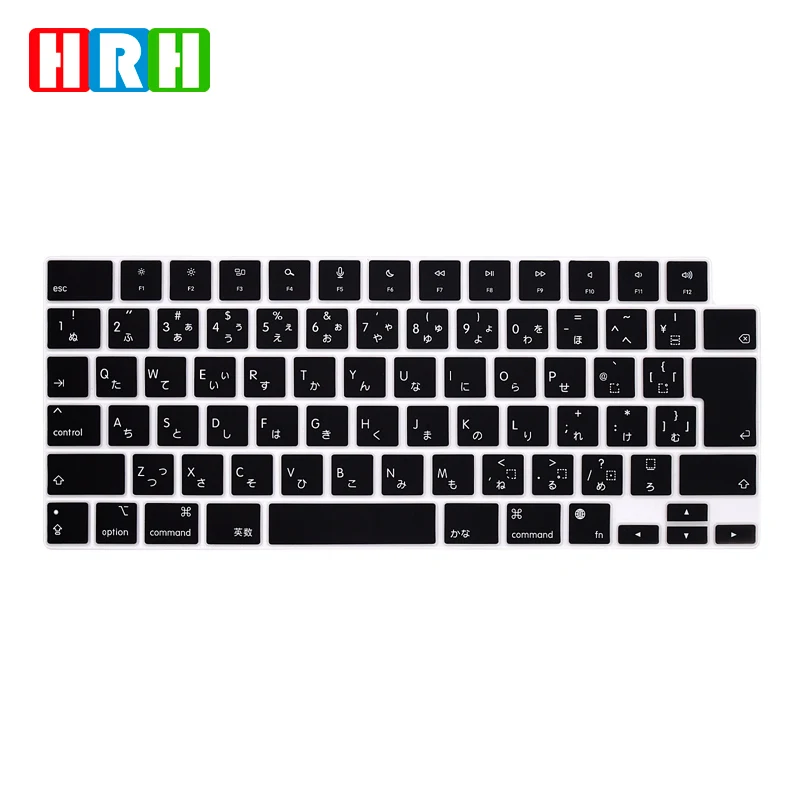 

HRH Japanese Keyboard Cover for New MacBook Pro 14 16 inch 2021 A2442 A2485 silicone Cover Waterproof Dustproof JP version